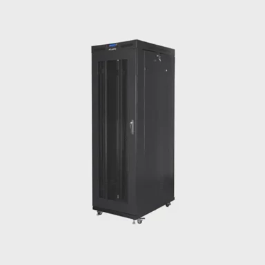 LANBERG Stojeći rack ormar, 19", 27U, 800x1200, perforirana vrata, crni